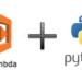 aws lambda + python